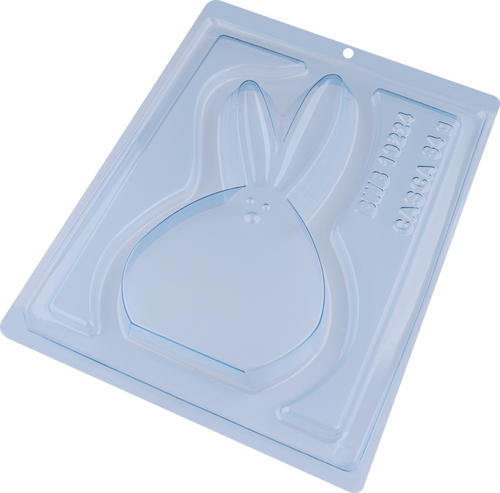 Forma BWB com Silicone (3 partes): Coelho Reto 2 (REF: 10224)