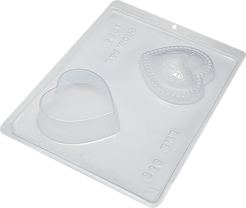 Forma BWB com Silicone (3 partes): Coração Porta Jóias (REF. 1094)