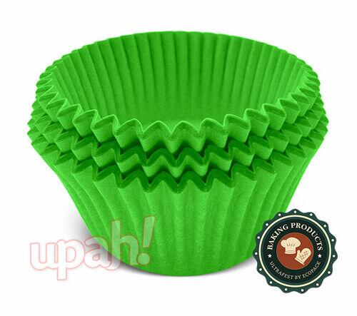 Forminha VERDE p/ cupcake ECOPACK / Ultrafest - Pct com 57 unidades