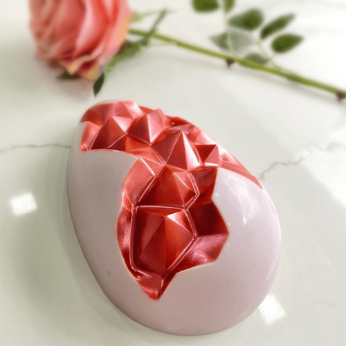 Forma BWB com Silicone (3 partes): Ovo Origami 350g (REF.:10134)