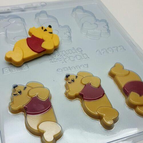 Forma BWB simples de Acetato: Bombom Ursinho Pooh - (Ref: 12072)