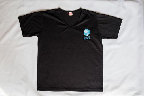 CAMISA INF BORDADA PRETO PAULO VI