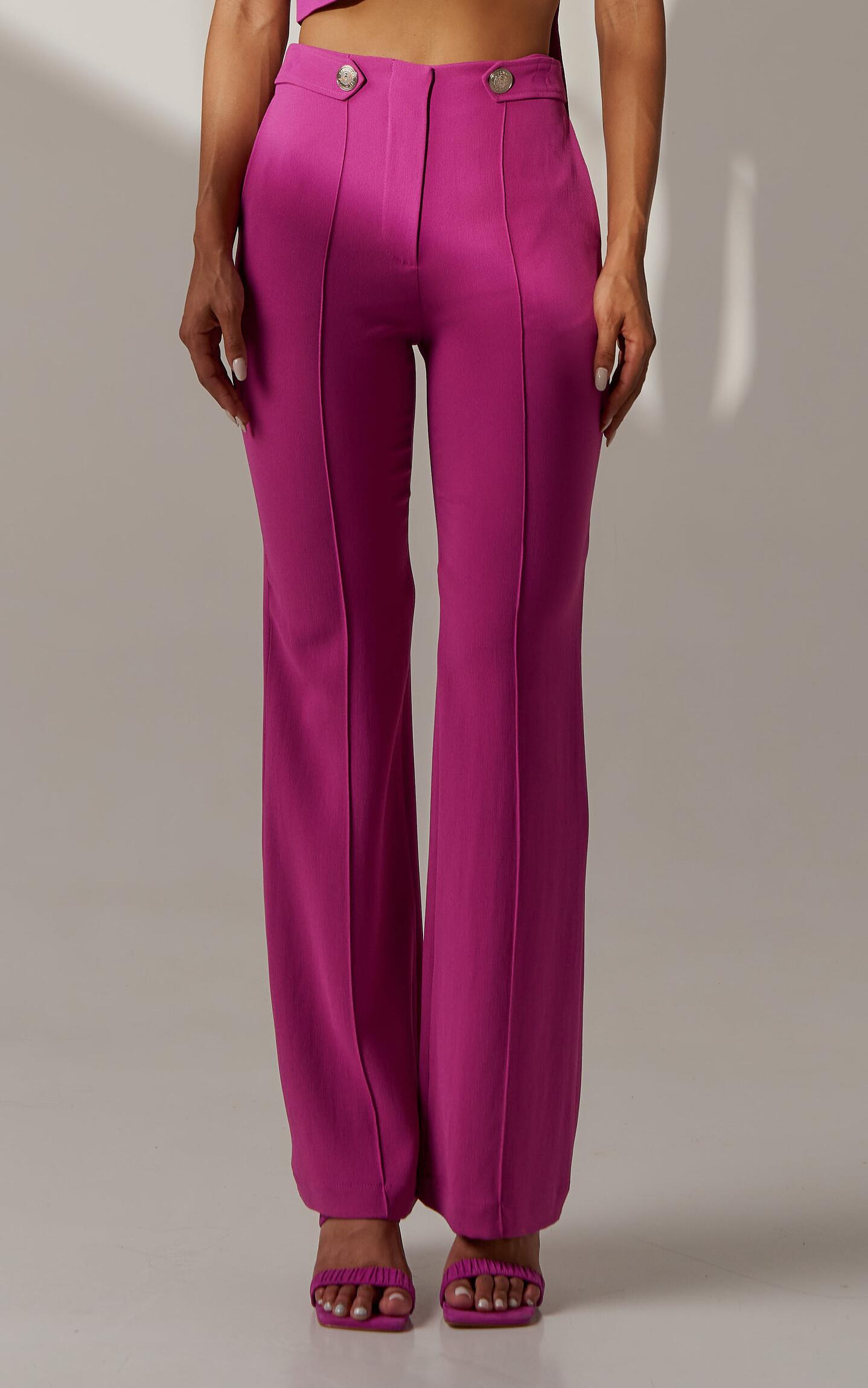 Victoria High Waisted Dress Pants - Lavender