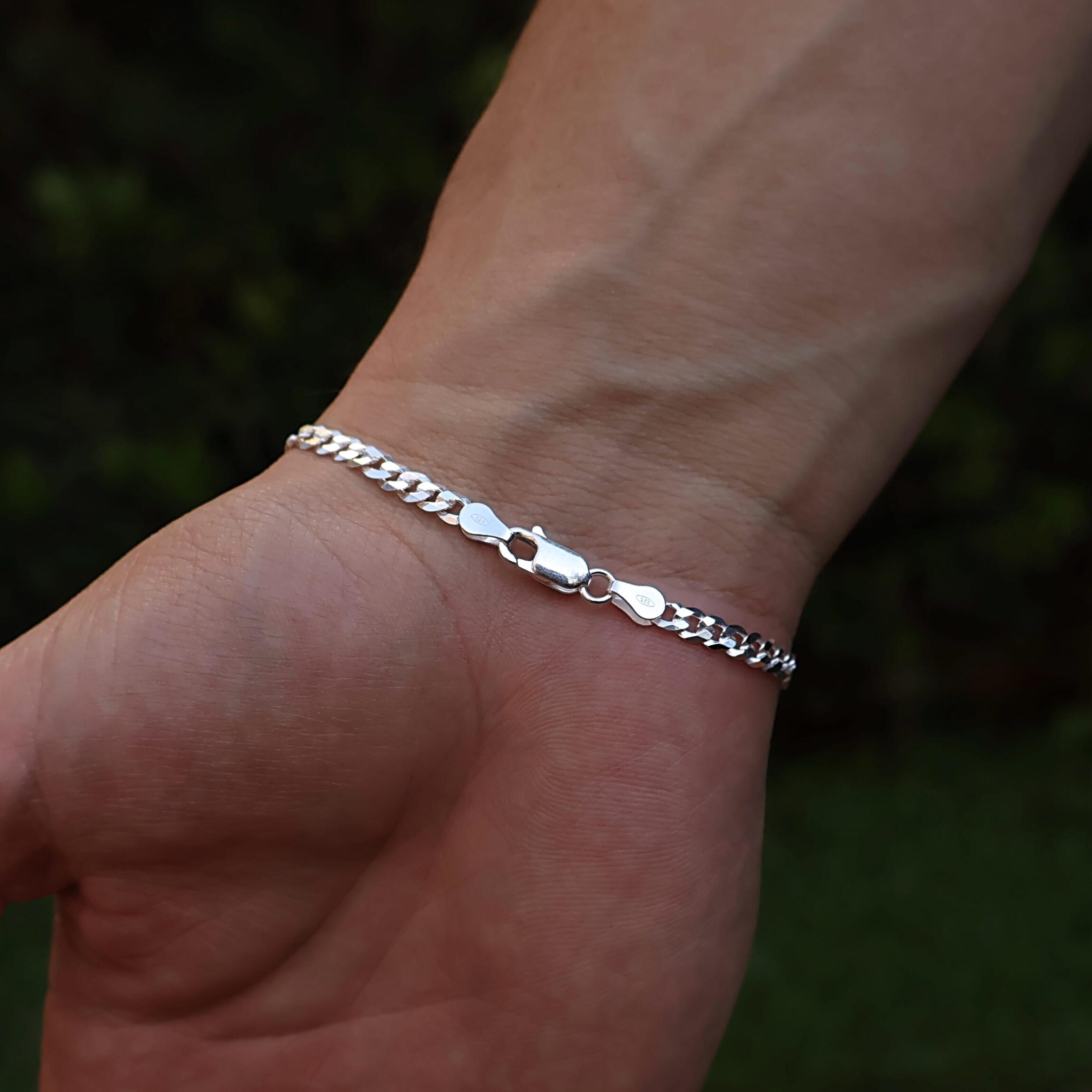 Comprar Pulseira Grumet 4 mm Masculina em Prata 925 - de R$207,00 