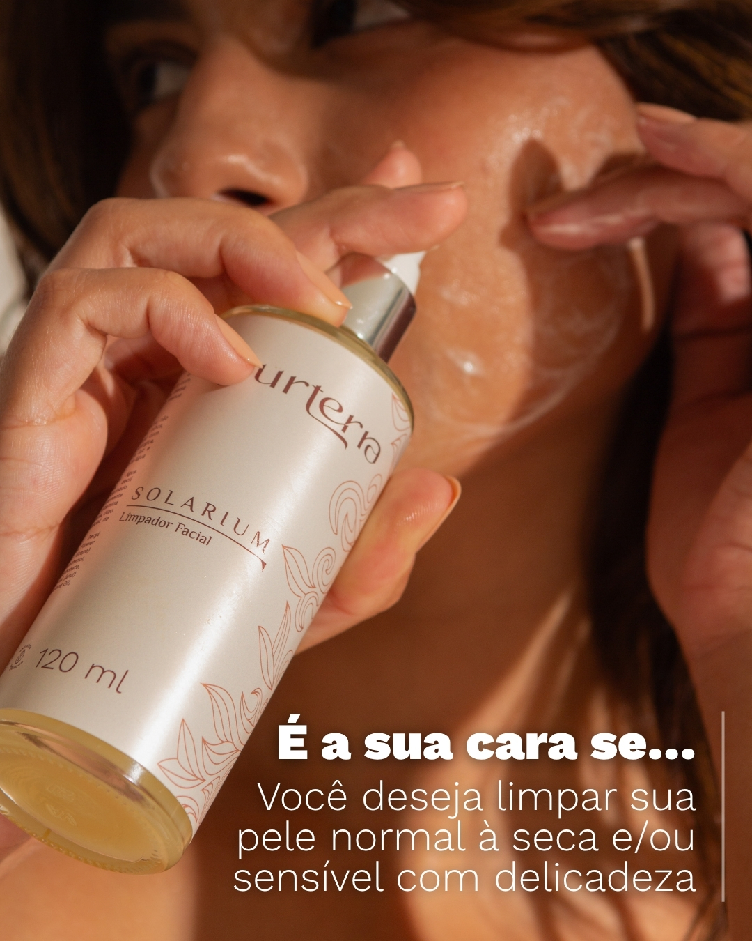 Comprar Limpador Facial Diário Calmante Com D-panthenol Solarium 120ml