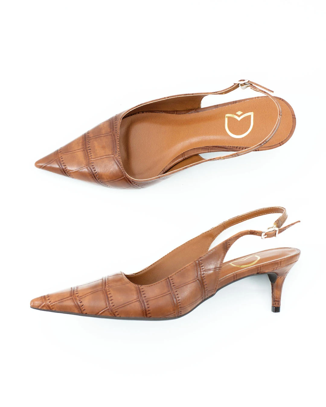 Scarpin Chanel Croco Feminino - Dolce Store