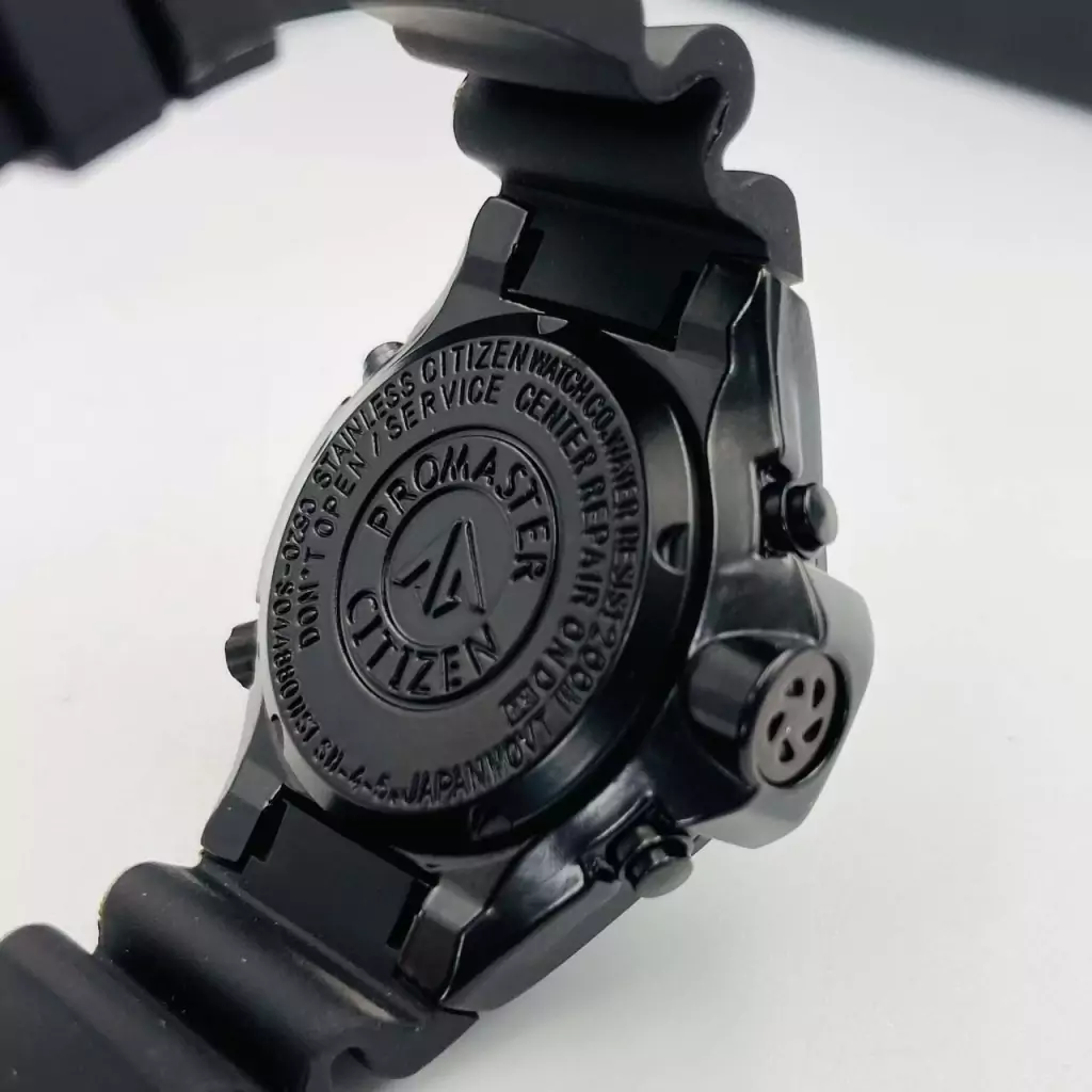 Relógio Citizen Aqualand Metal Black c/caixa a prova dagua