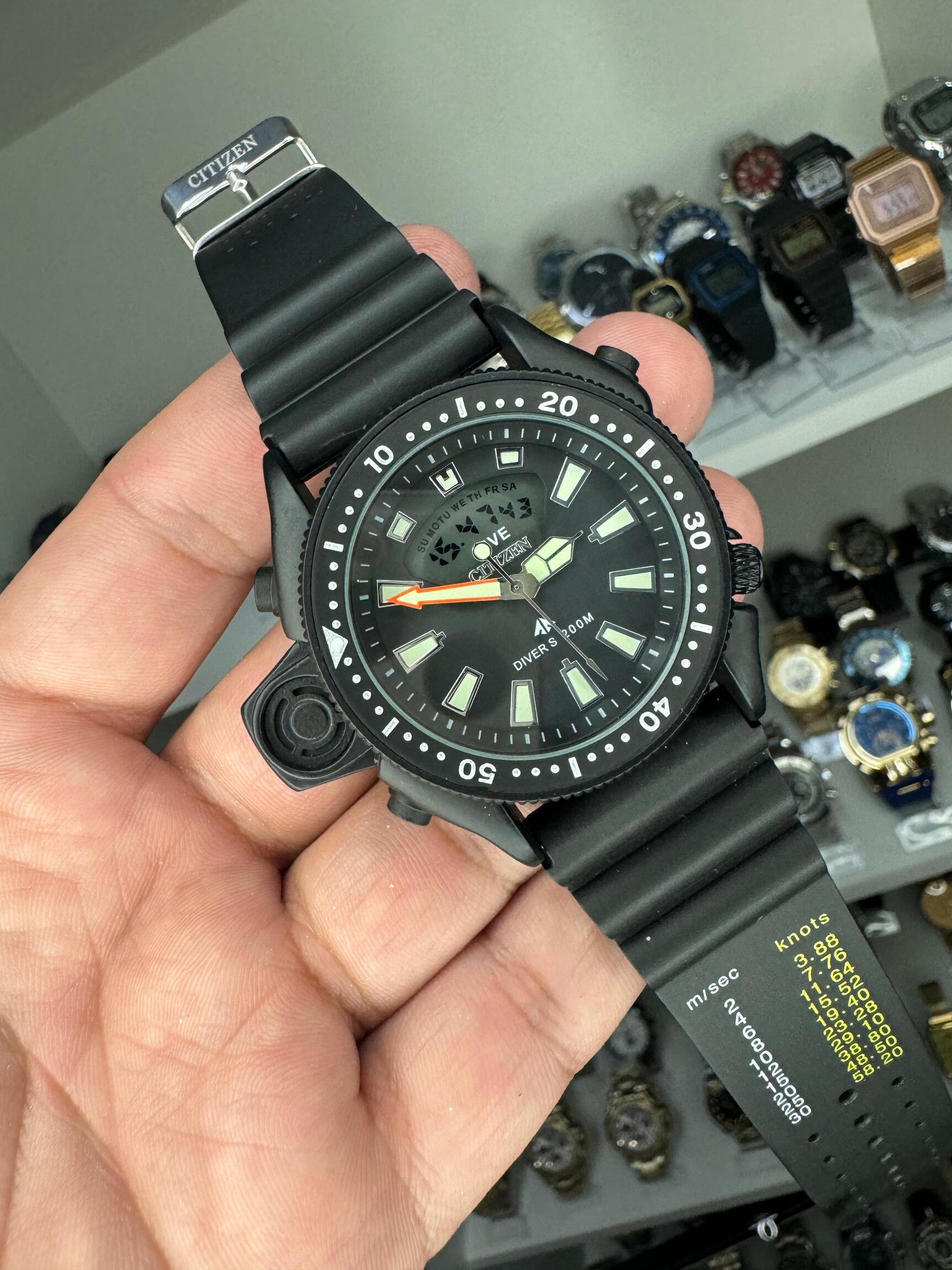 Comprar Relógio Citizen Aqualand Metal preto 2024 c/caixa a prova