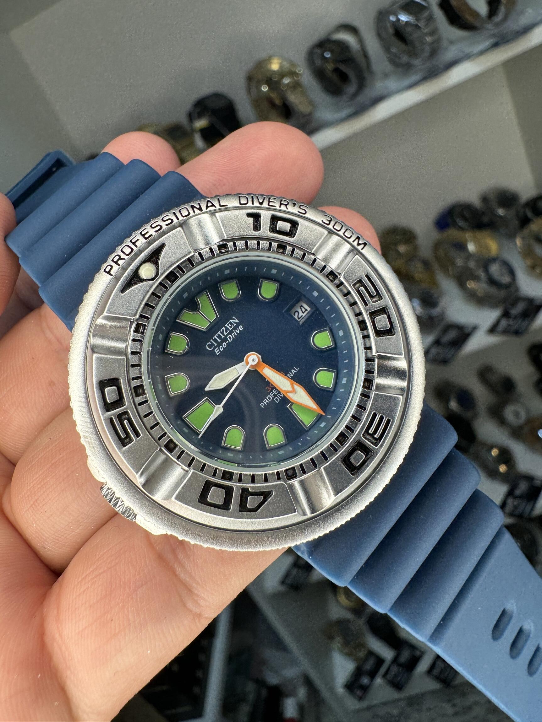 Relógio Masculino Borracha Prata Azul Cronômetro Alarme Led