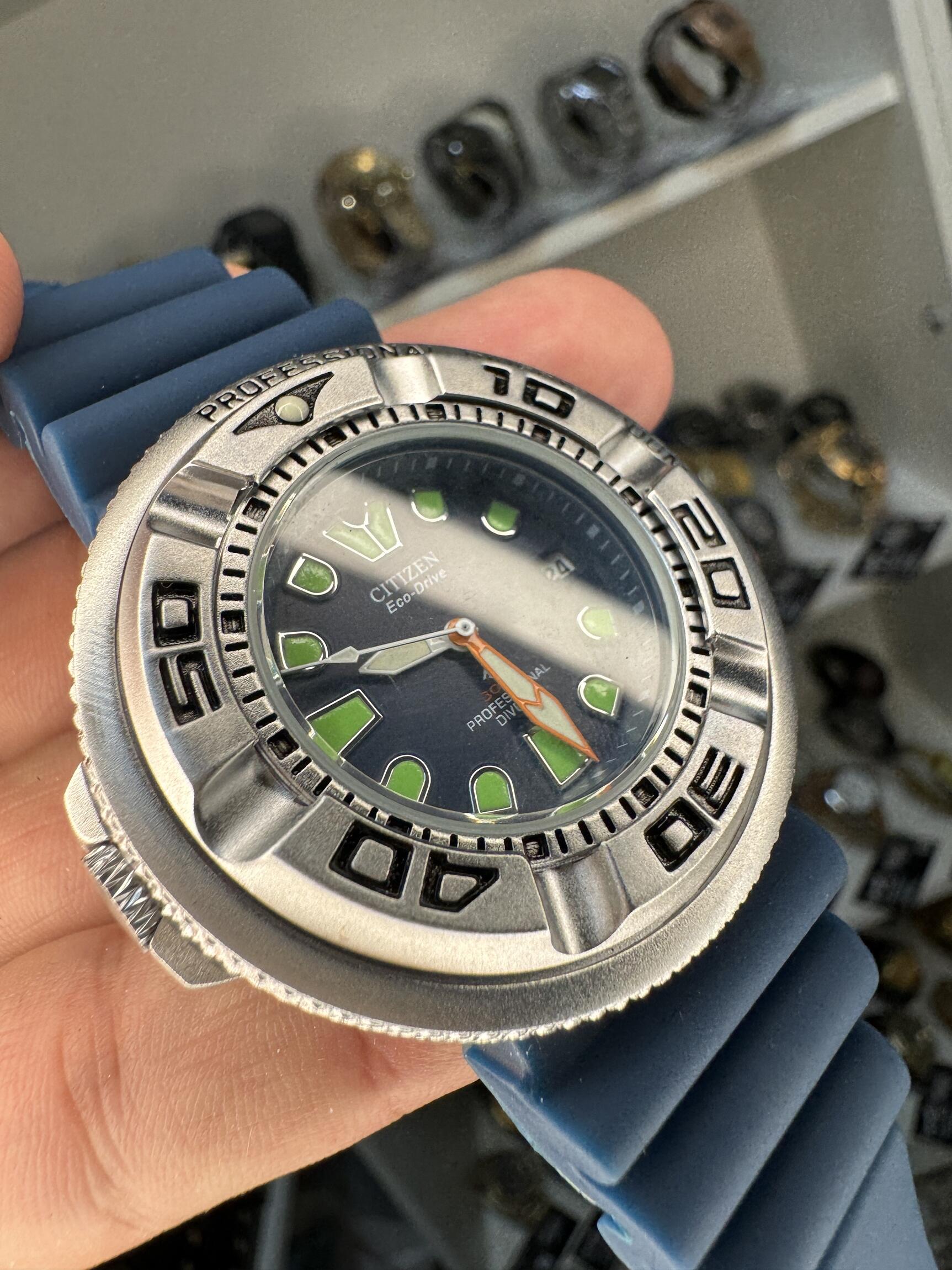 Relógio Masculino Borracha Prata Azul Cronômetro Alarme Led
