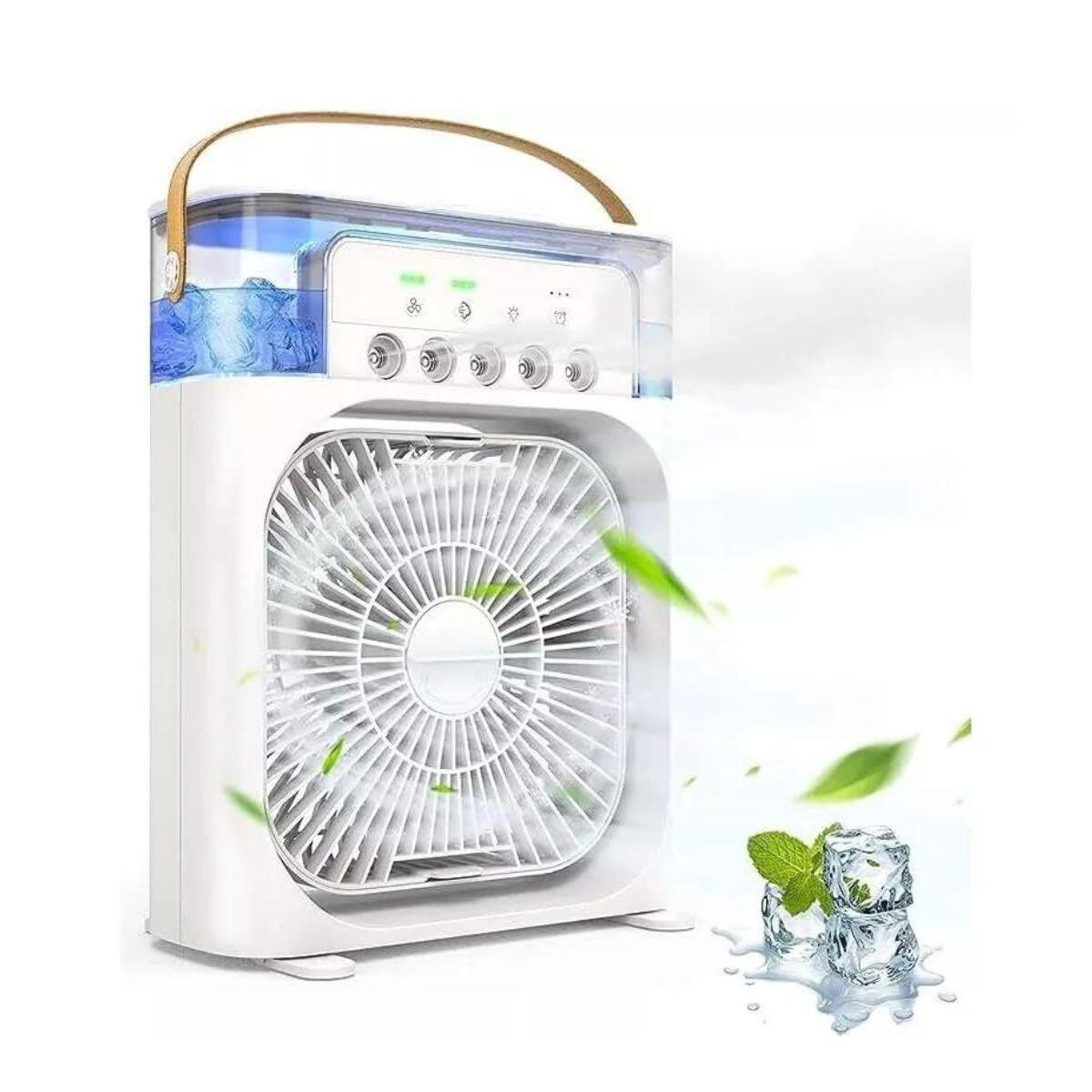 Mini Ar Condicionado Climatizador Portátil Usb Reservatório Para Água E Gelo 110V/220V