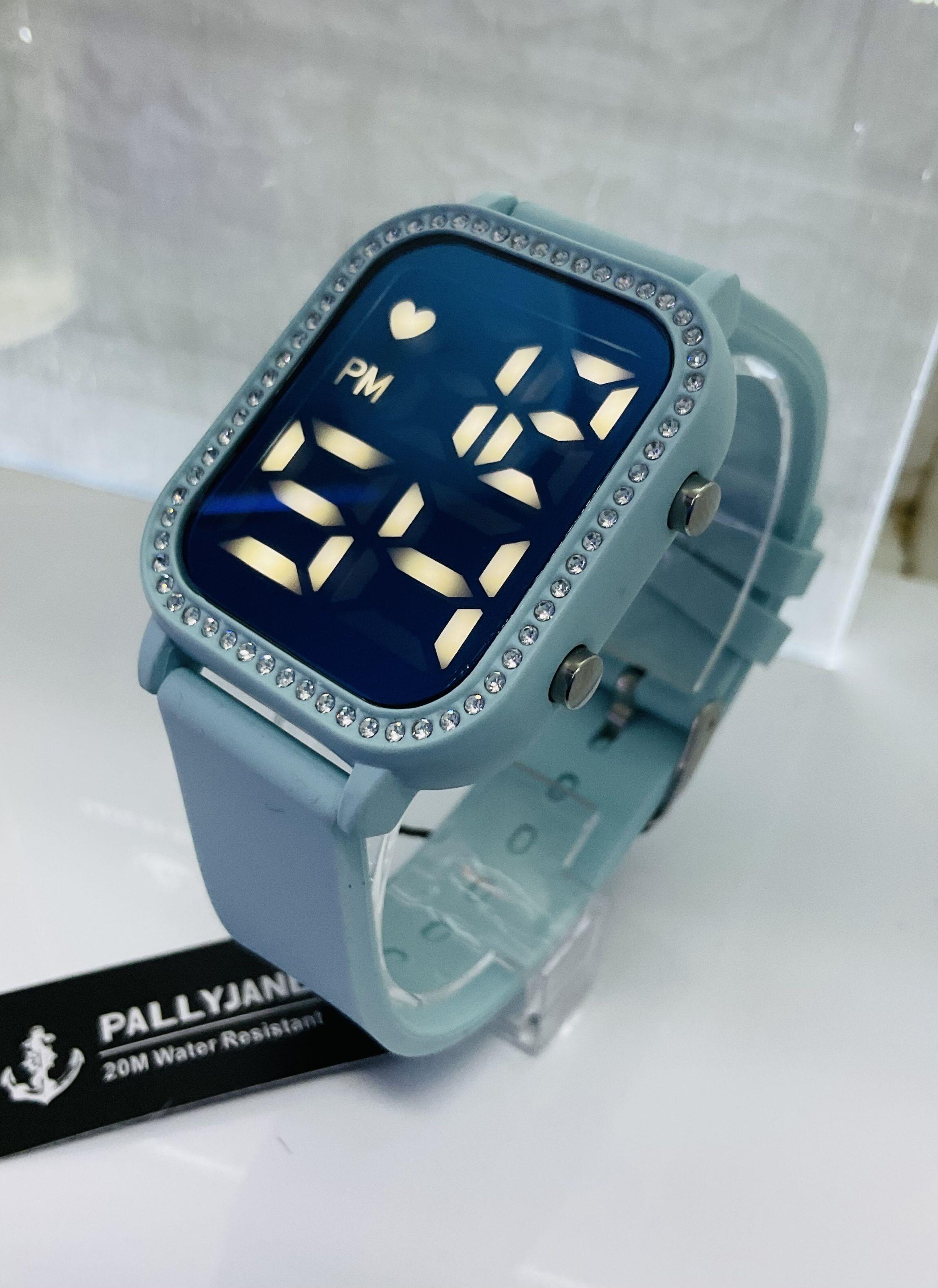 Relógio Feminino Led Diamente 1 unidade Retangular