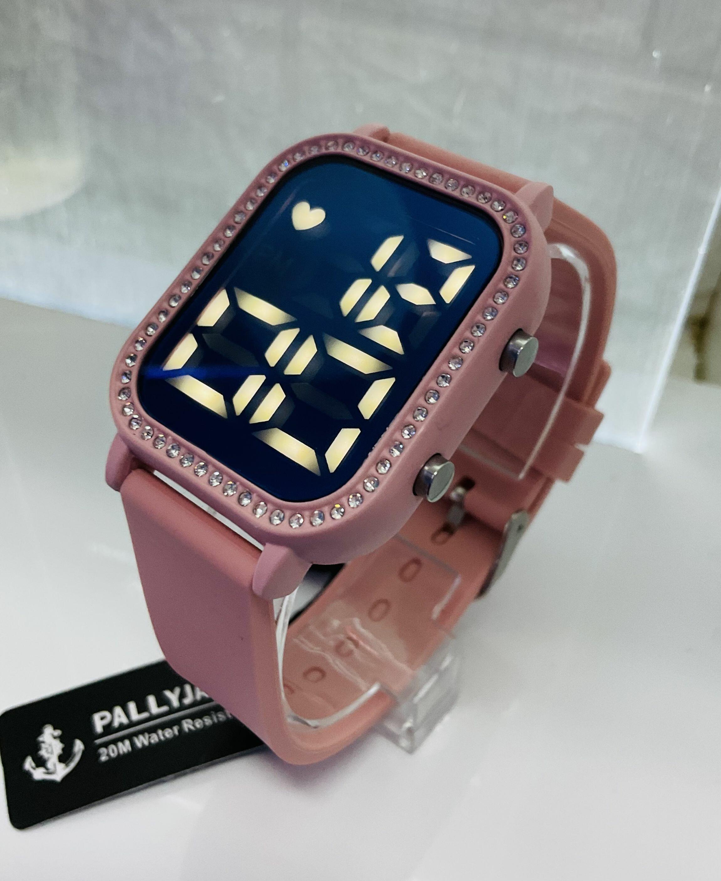 Relógio Feminino Led Diamente 1 unidade Retangular