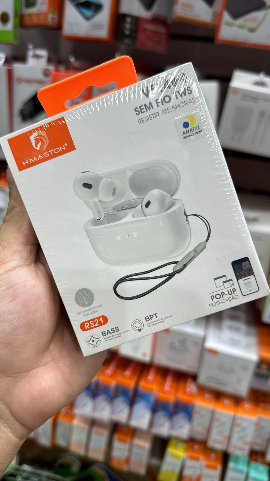 Fone Airpods Hmaston Branco