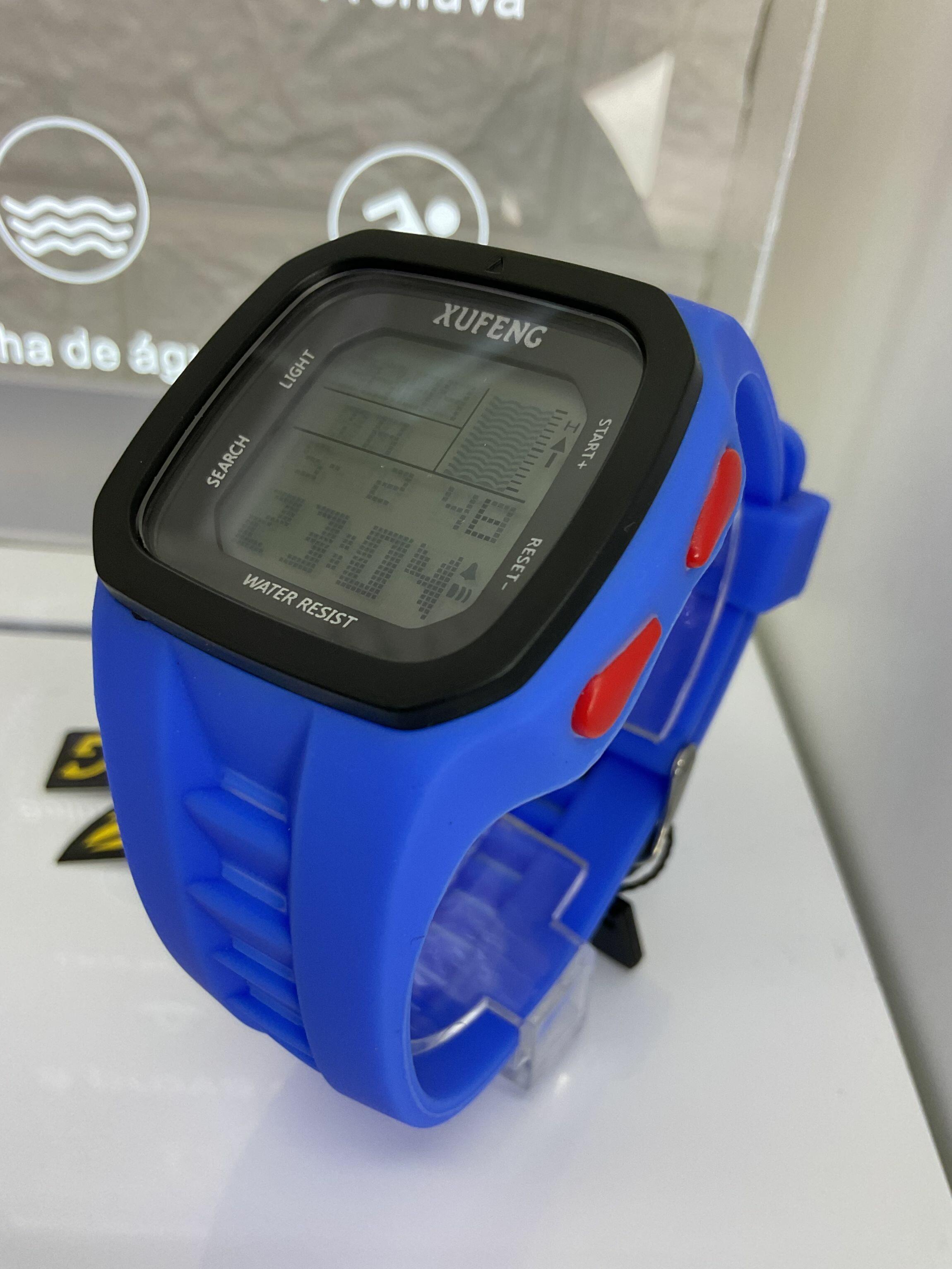 Relógio Xufeng Sport Azul a prova dagua