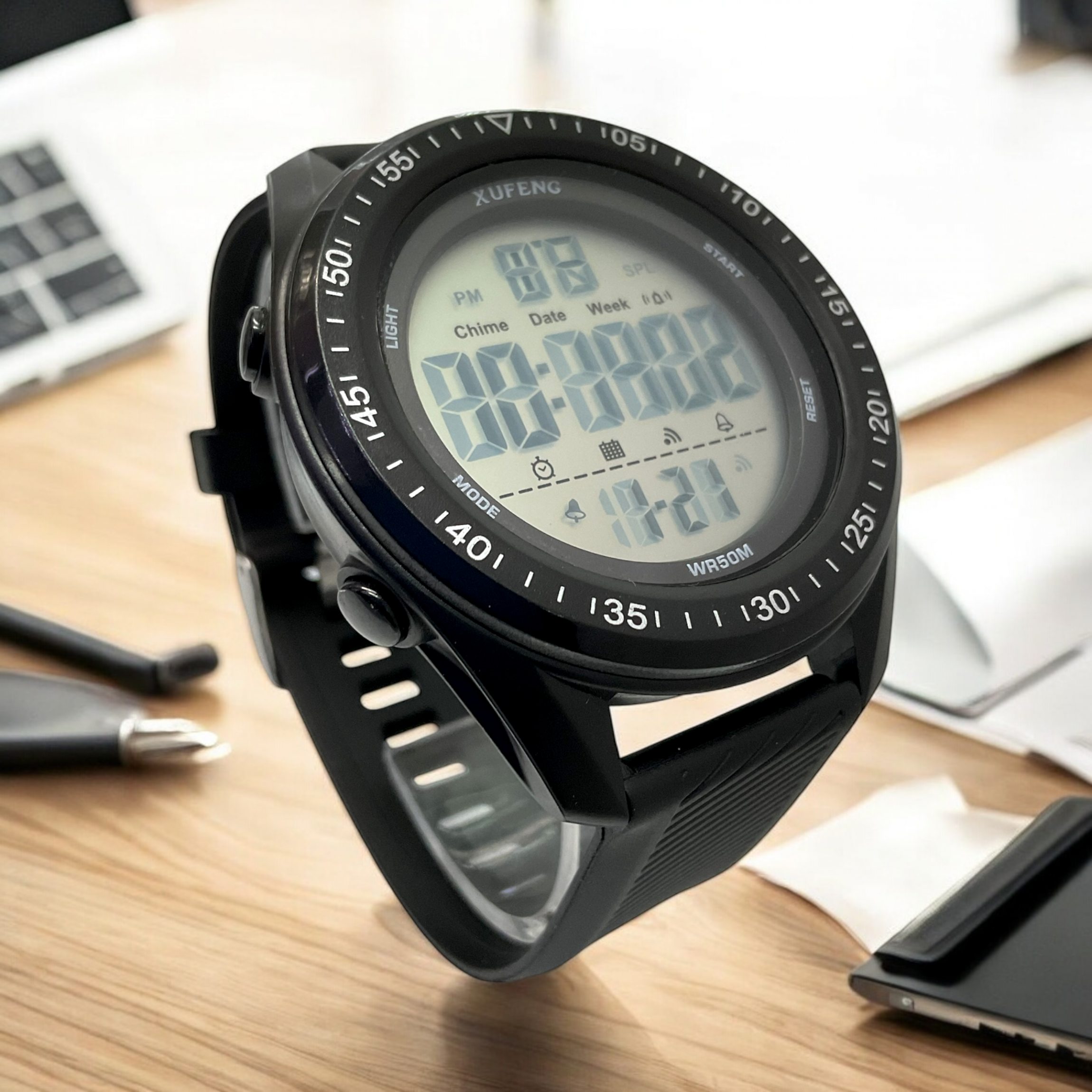 Relógio Masculino Sport Xufeng Black