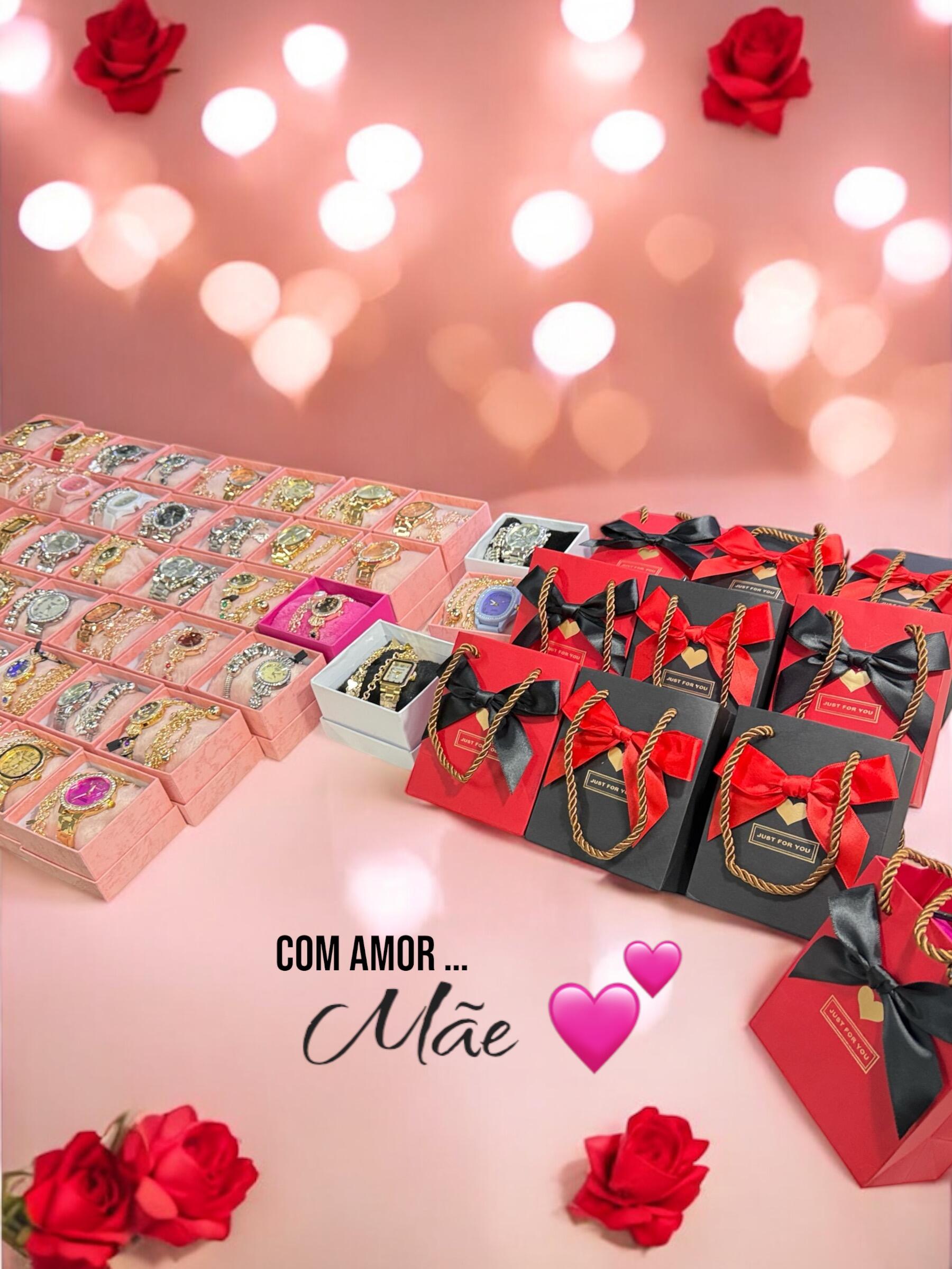 kit Relógio Com Amor - Variados