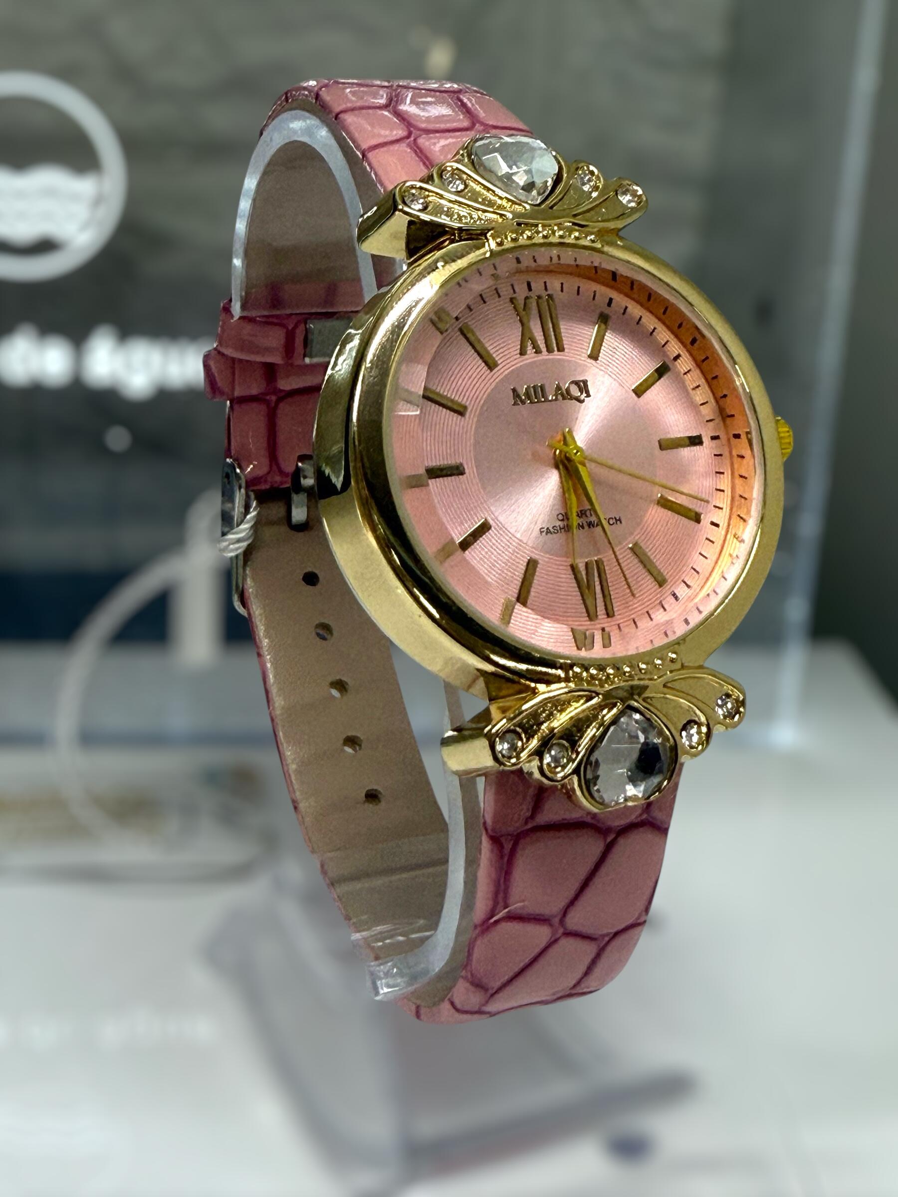 Relógio Feminino Milaq p/couro  Epoca Cores Variadas a prova dagua