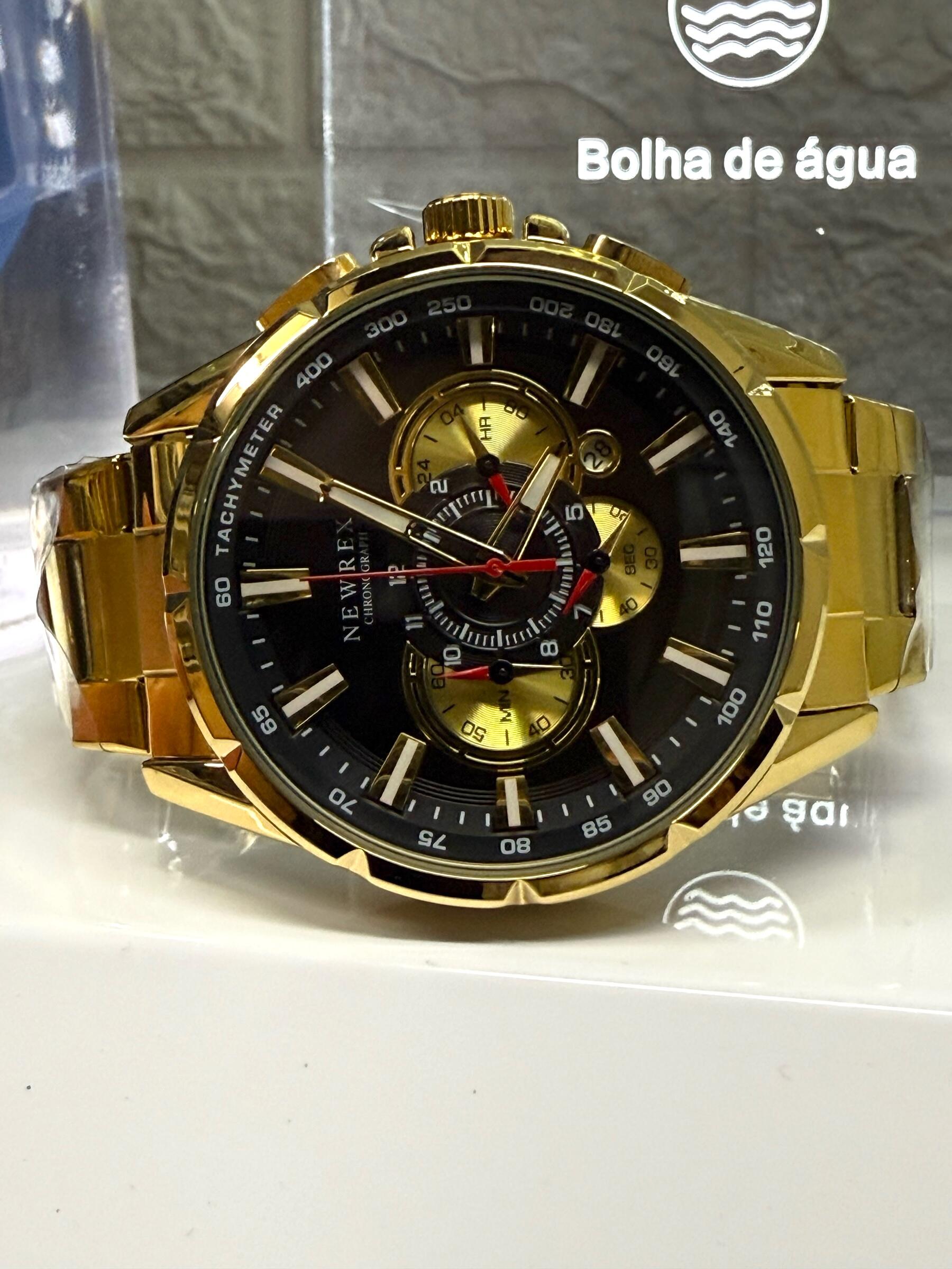 Relógio Masculino Newrex Brooklyn a prova dagua