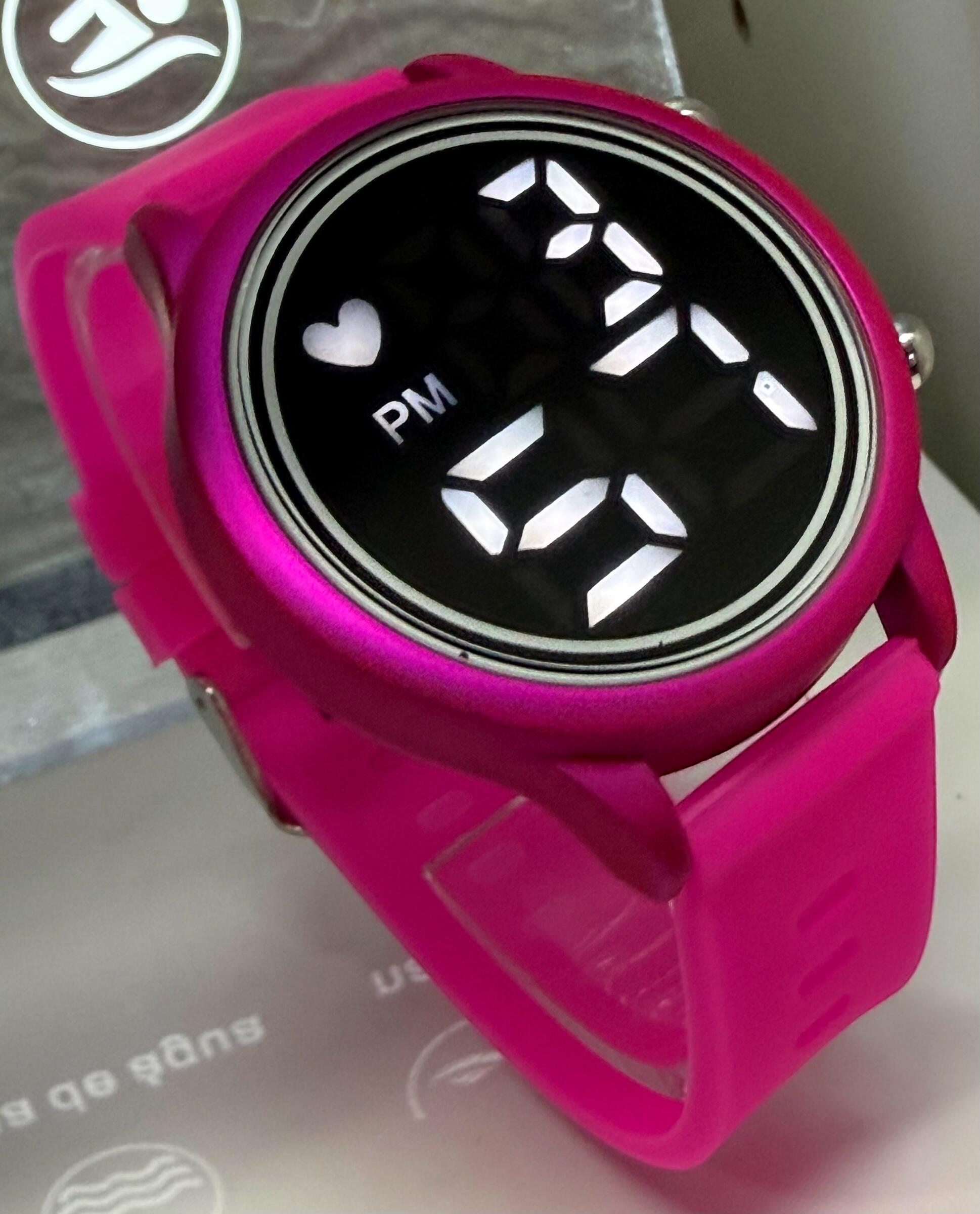 Relógio Feminino Liso 1 unidade Redondo Multicolorido a