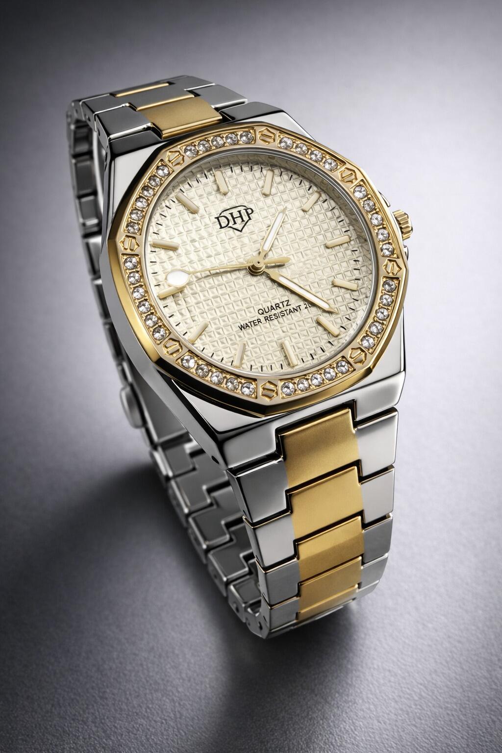 Relógio Feminino DHP Patek MIstico c/ Pedrarias cores variadas a prova d'agua