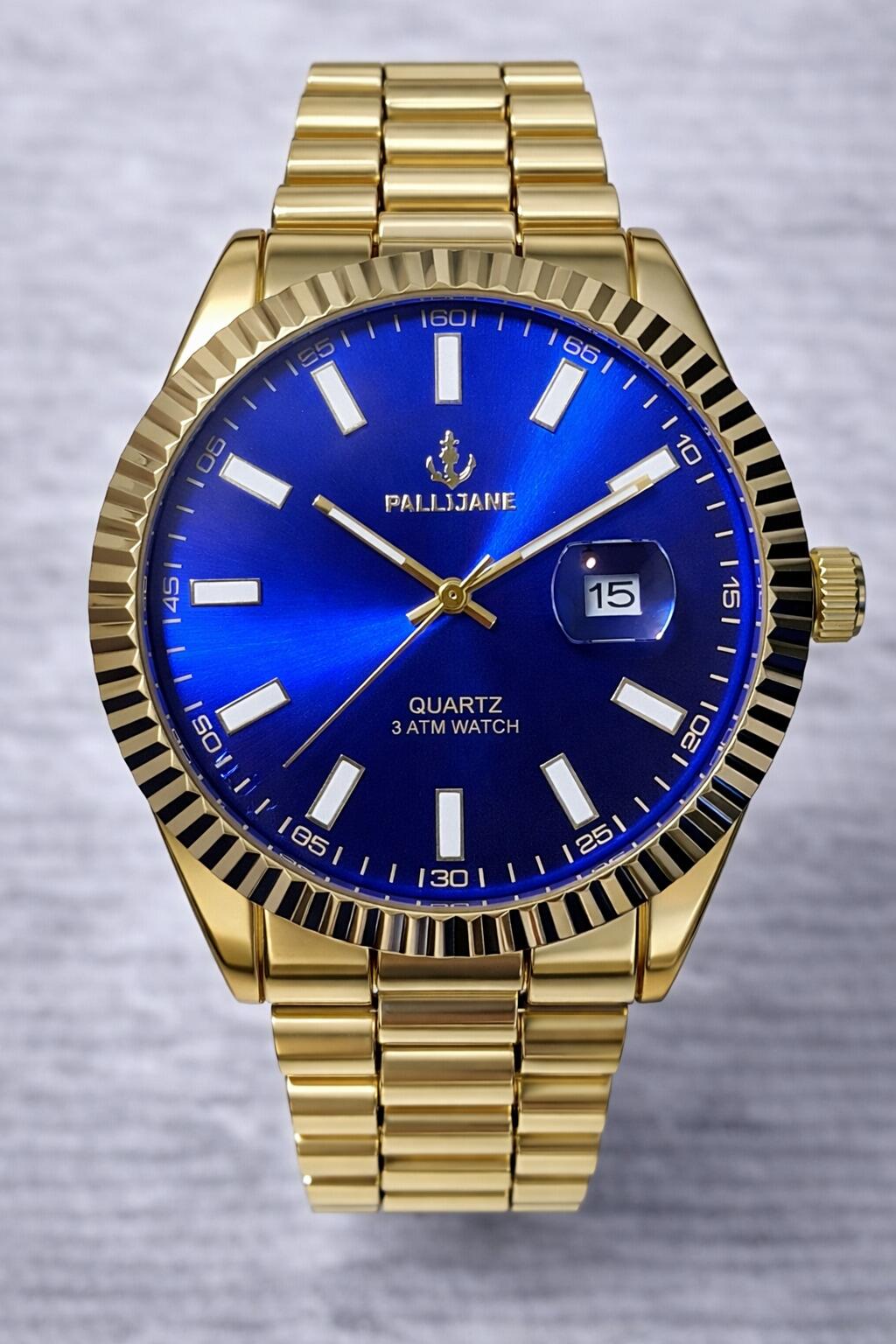 Relógio Masculino Pallyjane Datejust A prova d'agua cores