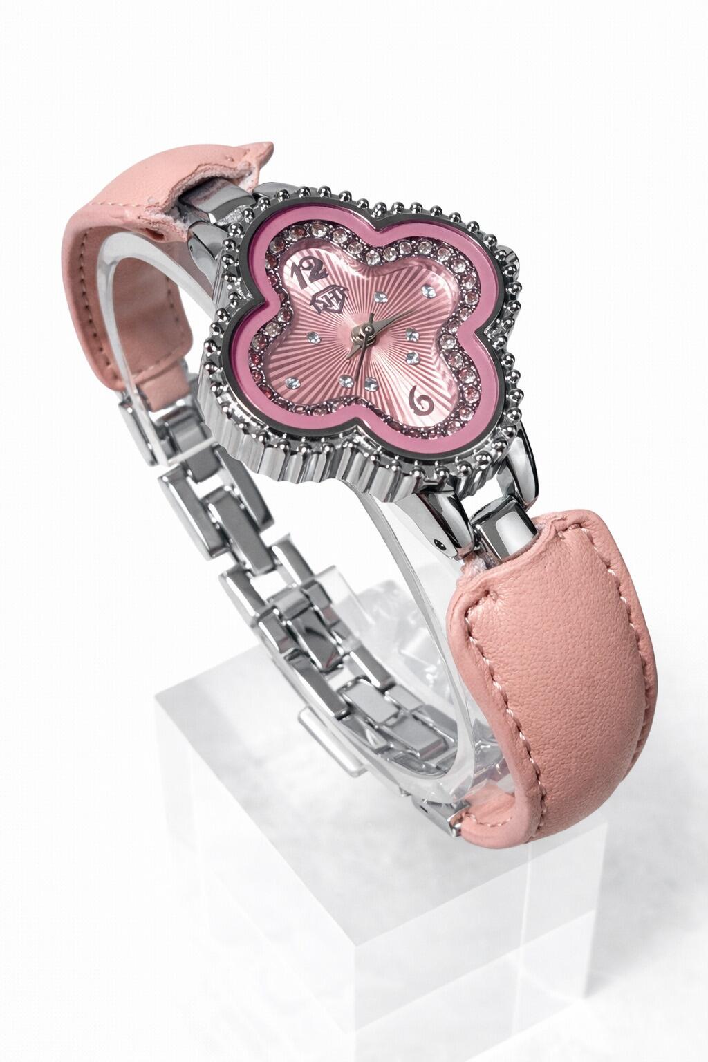 Relógio Feminino DHP Trevo Imperial P/Couro - cores variadas