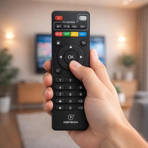 Controle Remoto Universal Tv Box Substitui Original Preto