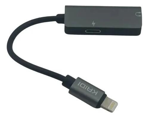 Adaptador Ios Duplo Fone E Carregador Para Ios Kaidi Kd-211