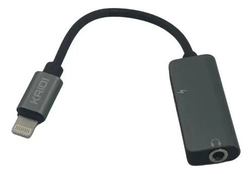 Adaptador Ios Duplo Fone E Carregador Para Ios Kaidi Kd-211