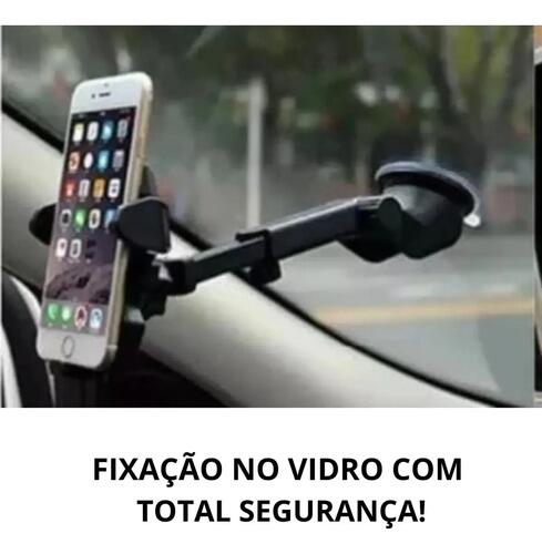 Suporte Para Celular Universal - Ventosa Preto