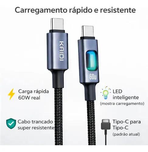 Power Bank Kaidi KD-999 10000mAh Turbo 22.5W Magnético Sem