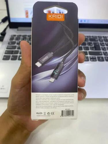 Cabo Kaidi Kd-104cl Tipo C Para Lightning 1m Nylon Digital