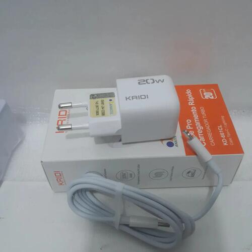 Carregador Turbo 20w Type-c / Lightning Kaidi - Kd-661cl
