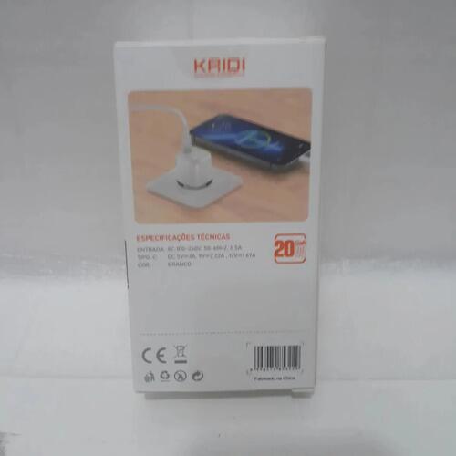 Carregador Turbo 20w Type-c / Lightning Kaidi - Kd-661cl