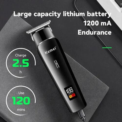 Maquina Kemei Km-1113 Doméstico Cor Preto Preto 127/220v