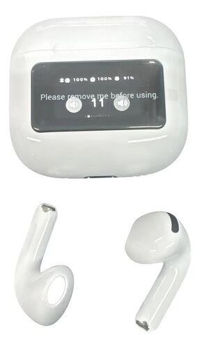 Fone De Ouvido Sem Fio Tws Tela Digital Kaidi Kd-7219 Branco