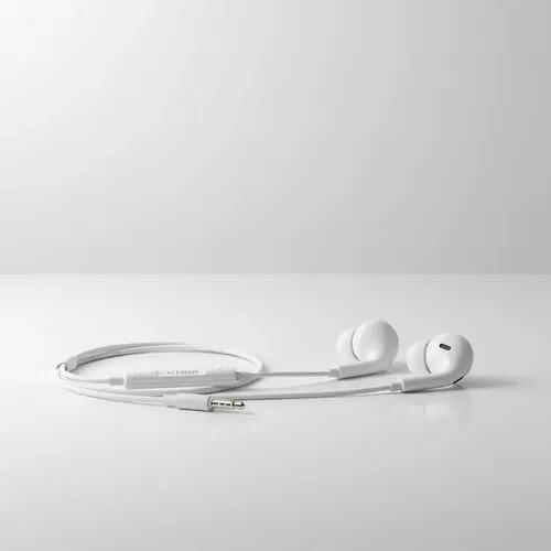Fone De Ouvido Kaidi Com Fio Kd-728 Branco Estéreo 3.5mm