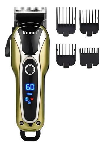 Maquina De Cabelo Kemei Km-1990 Preto E Dourado 110v/240v Aleatório 127/220v