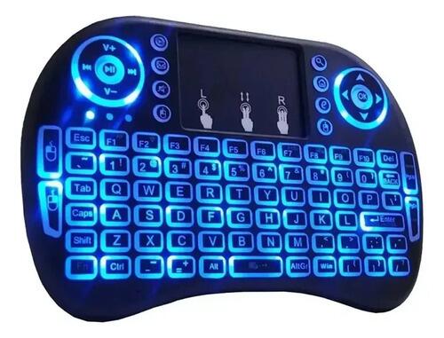 Mini Teclado Quality Premium Ka-1118 Touchpad Led Preto