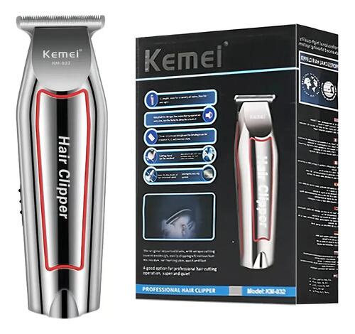 Máquina De Acabamento Sem Fio Kemei Km-032 Prateada 3