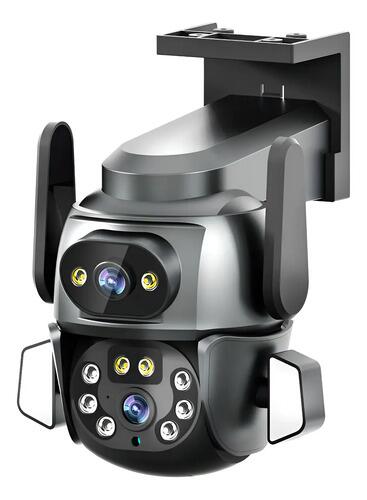 Ipega Kp-ca209 Câmera Ip Com Lente Dupla Rotação 360 °tela Dupla 4k Cor Preto App-carecam Pro