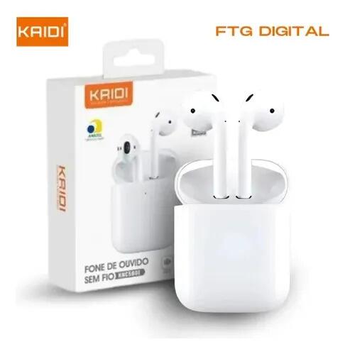 Fone De Ouvido Bluetooth Ante Ruído Hifi 5.4 Branco Kaidi