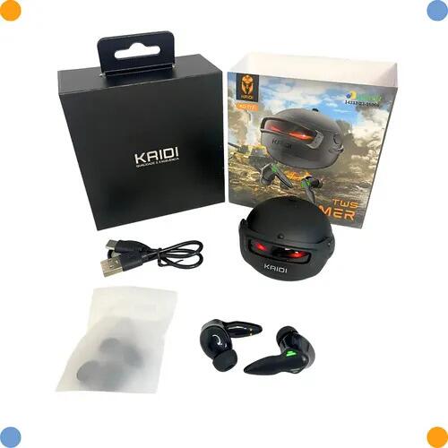 Fone De Ouvido Bluetooth Kd-777 Tws Gamer Com 30h Bateria