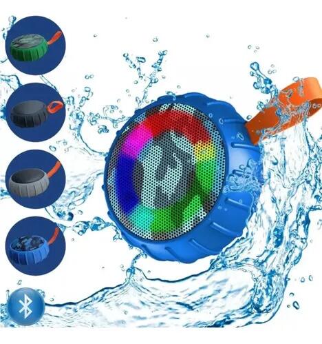 Caixa De Som Eletro El-1033 Resistente A Água Azul 127/220v