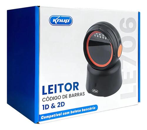Leitor Código De Barras 1d 2d Fixo Mesa Qrcode C/fio Usb 5v