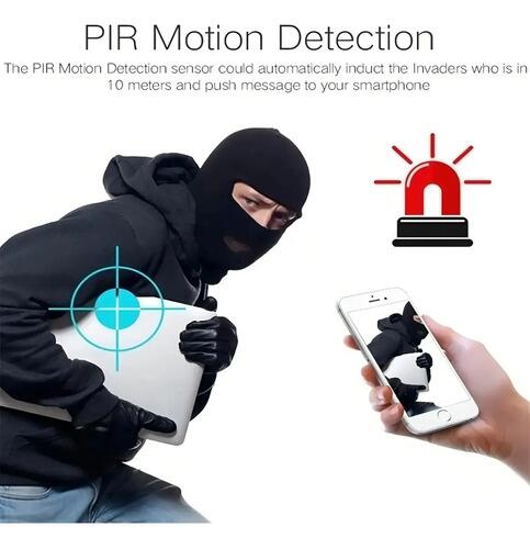 Câmera Ip Bullet Segurança Wifi Ip66 Energia Solar Full Hd