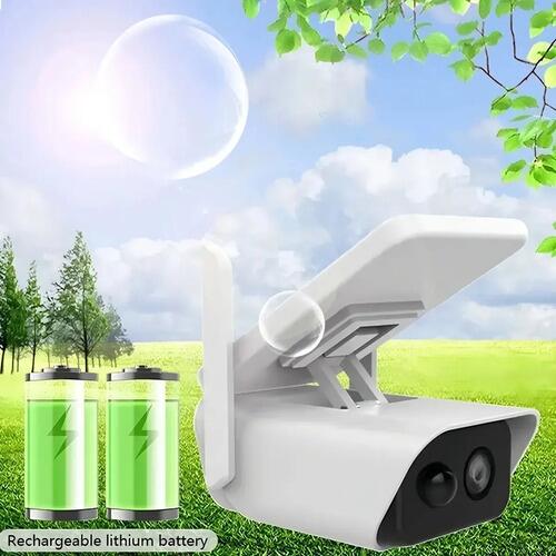 Câmera Ip Bullet Segurança Wifi Ip66 Energia Solar Full Hd