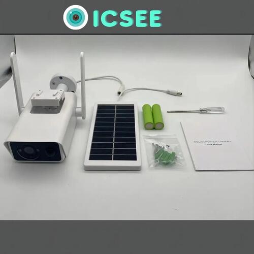 Câmera Ip Bullet Segurança Wifi Ip66 Energia Solar Full Hd
