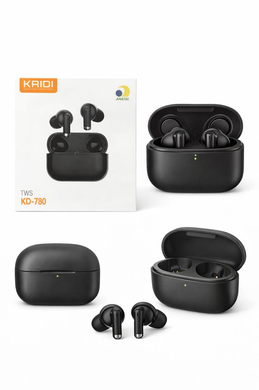 Fone de Ouvido Sem Fio TWS KAIDI KD-780